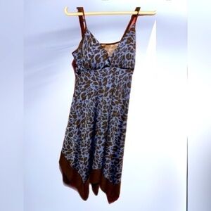 Light  leopard print dress